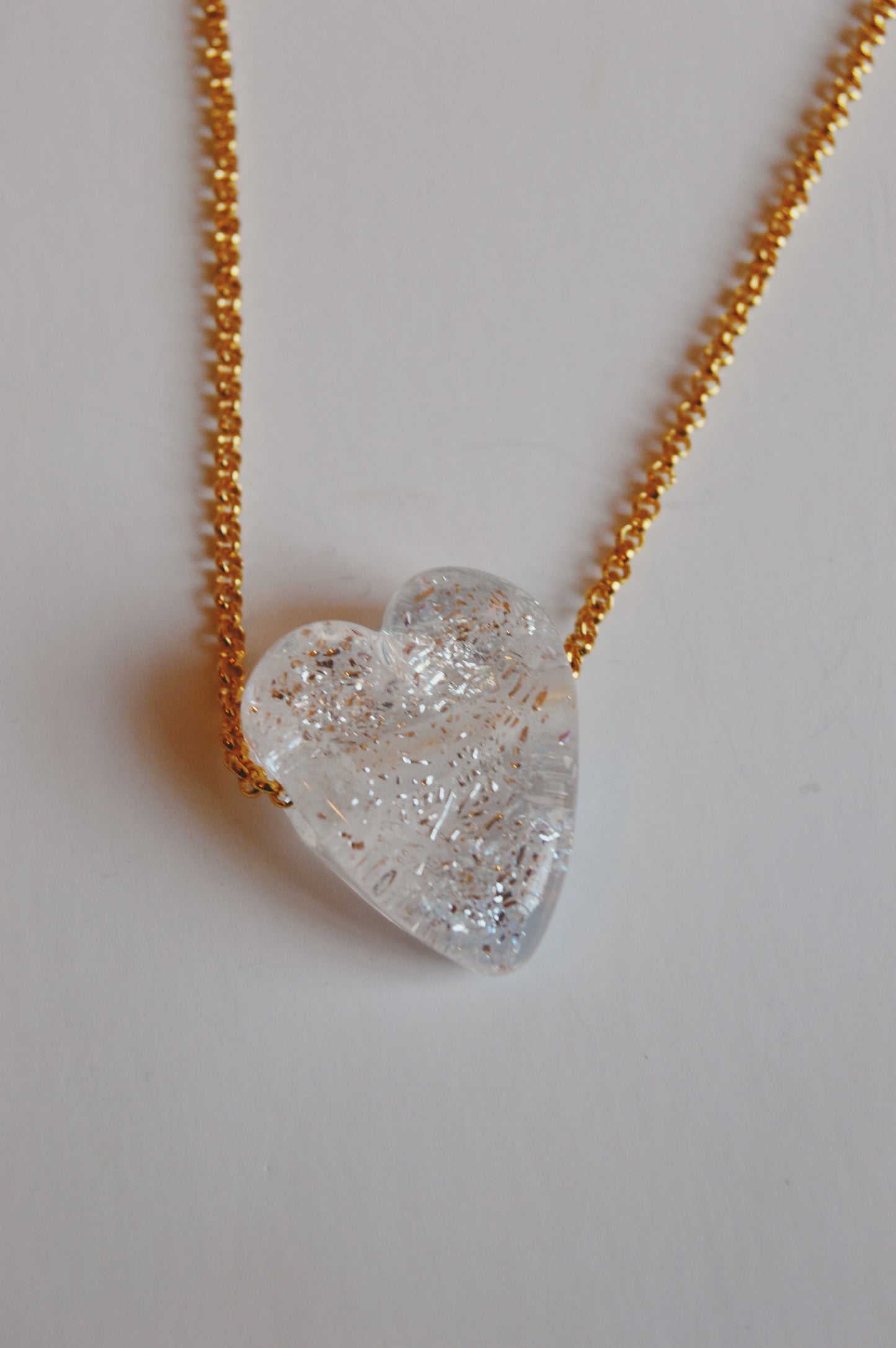 Glass Heart Necklace