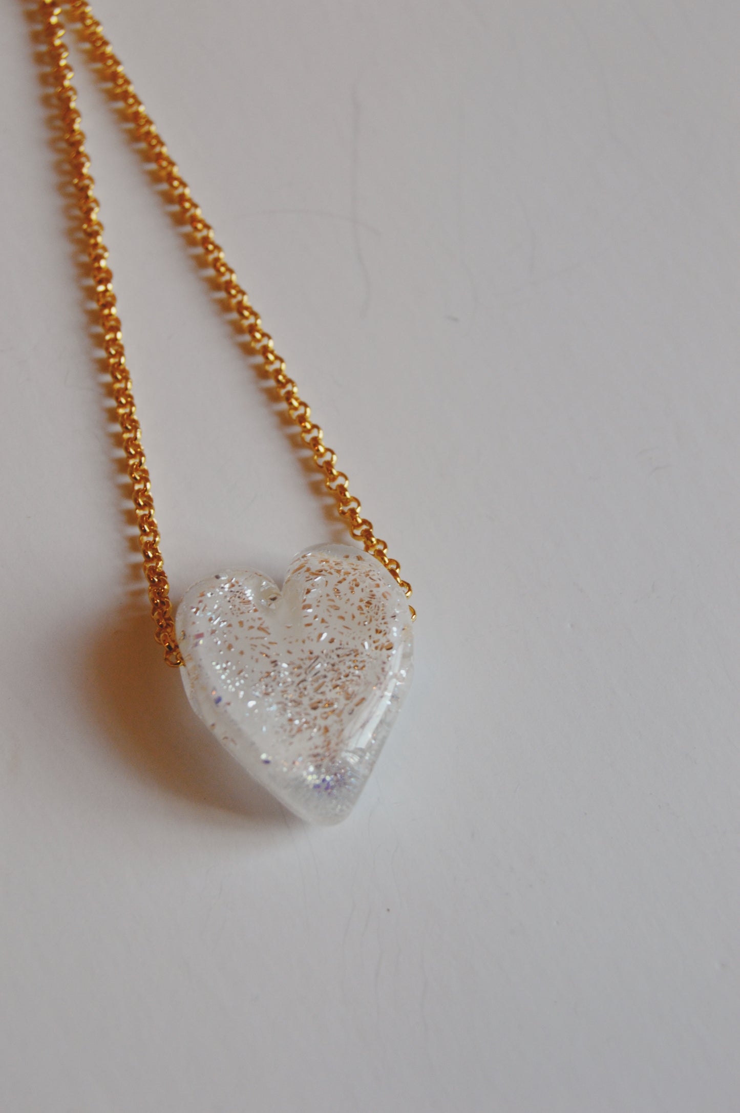 Glass Heart Necklace