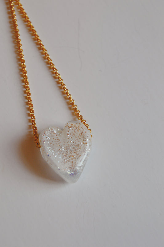 Glass Heart Necklace