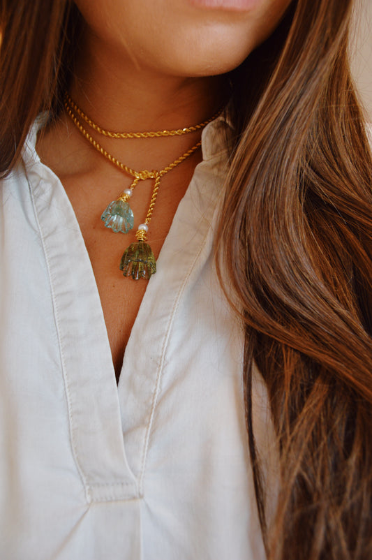 Tulip Wrap Necklace