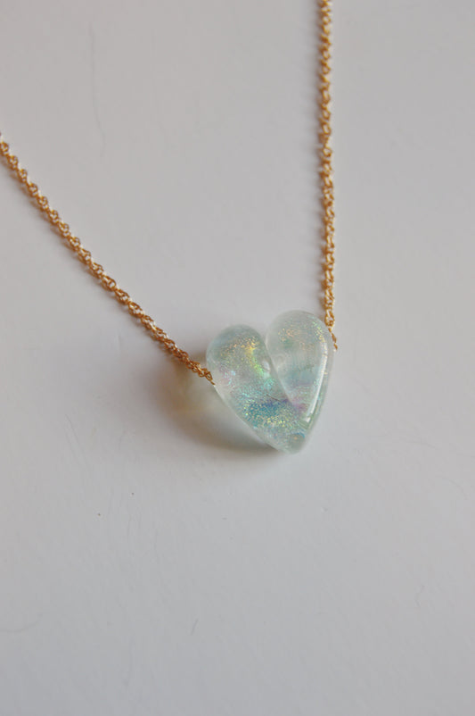 Glass Heart Necklace