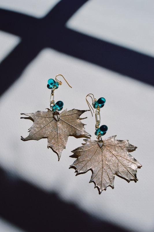 Silver Leaf Dangles