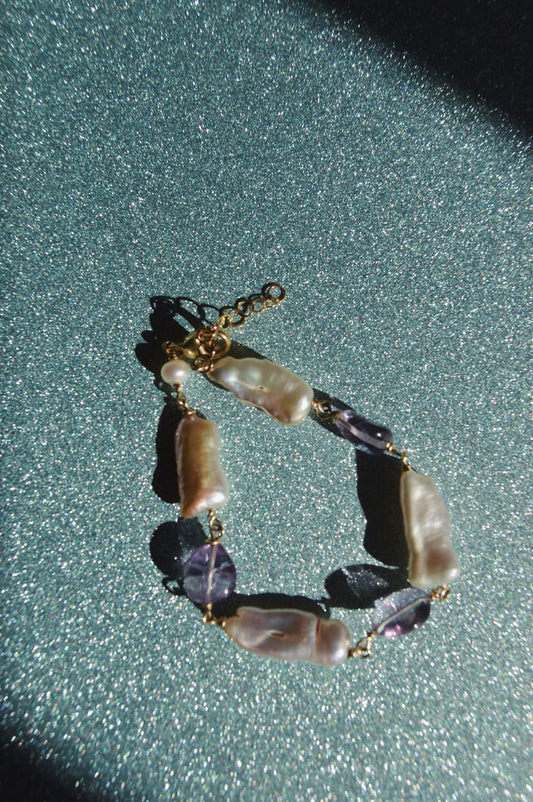 Pearl and Gemstone Bracelet