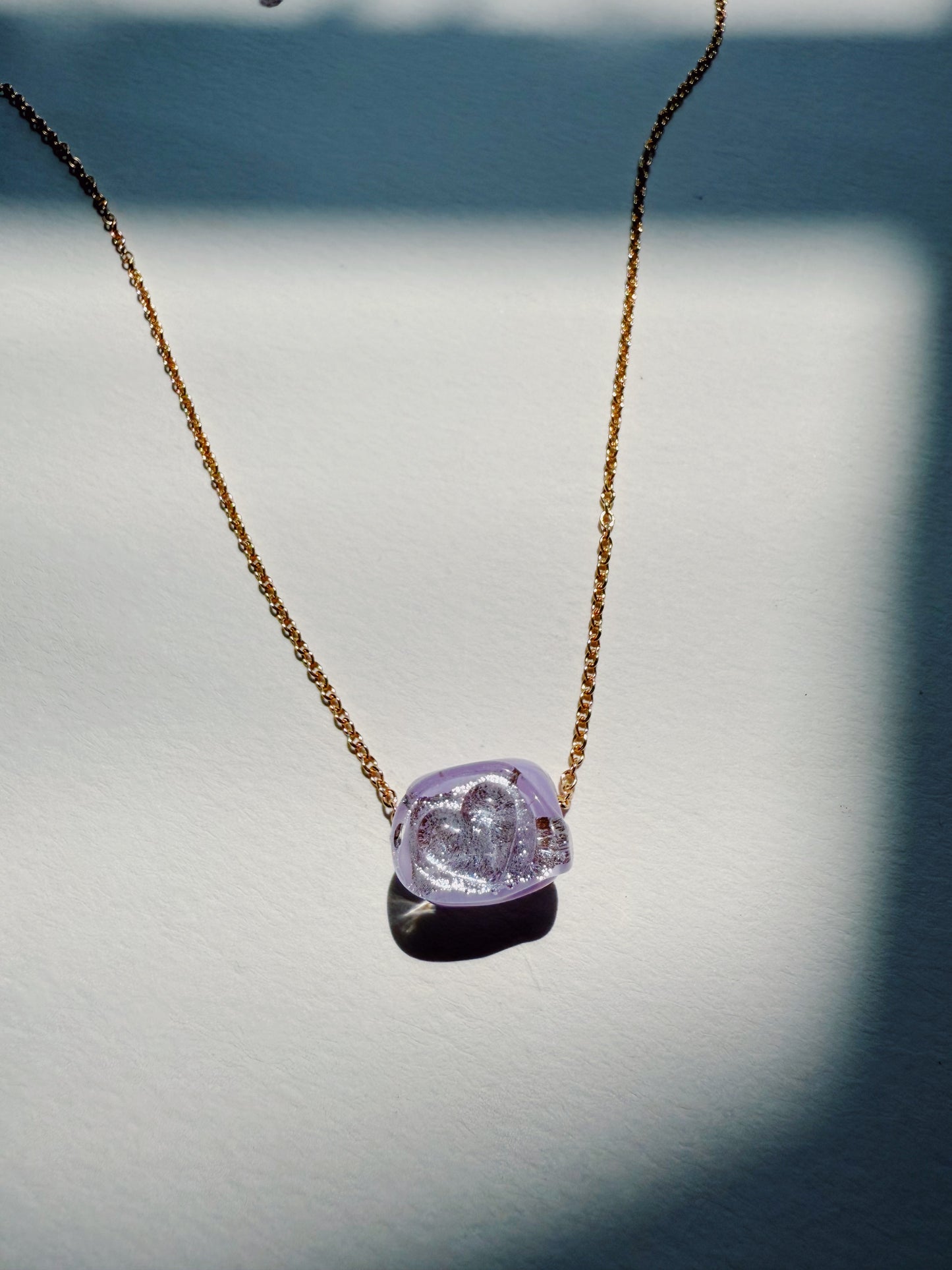 Glass Stamp Necklaces