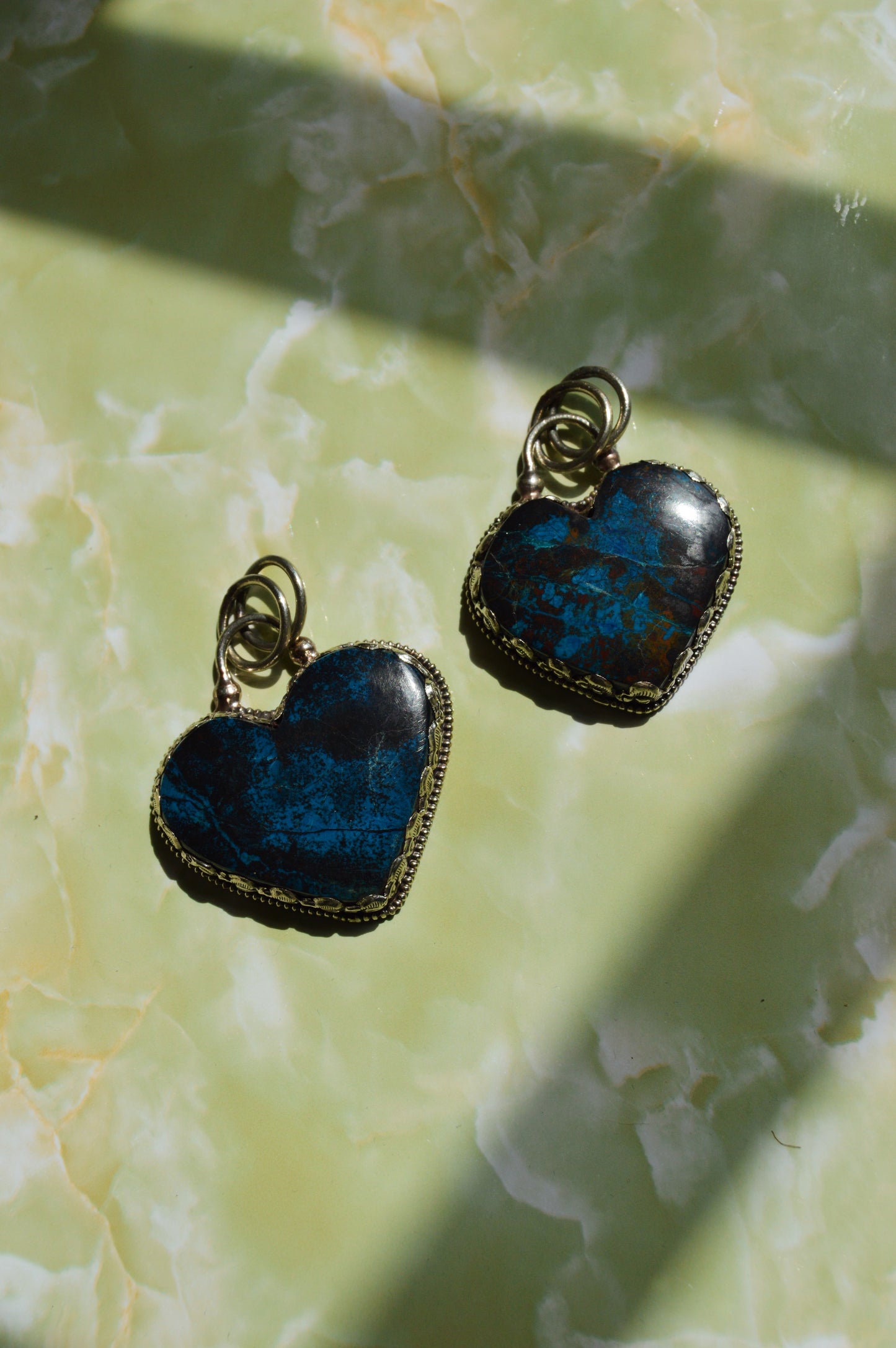 Heart Pendant- Teal