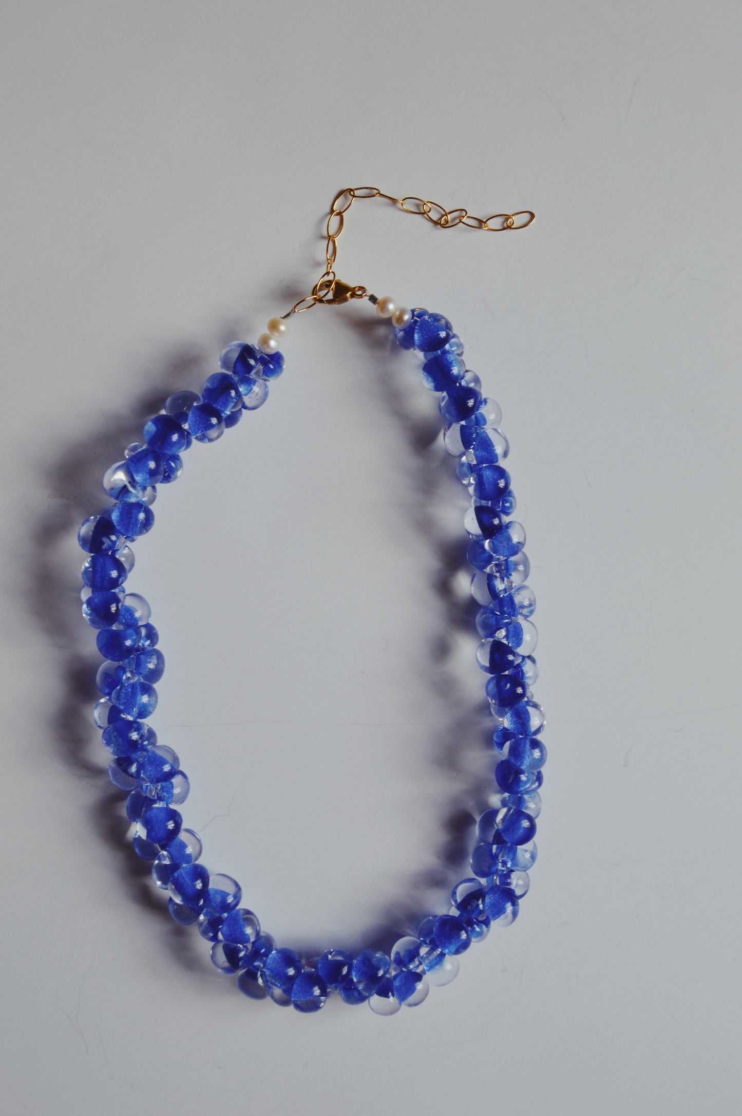 Solid Bubble Glass Necklace