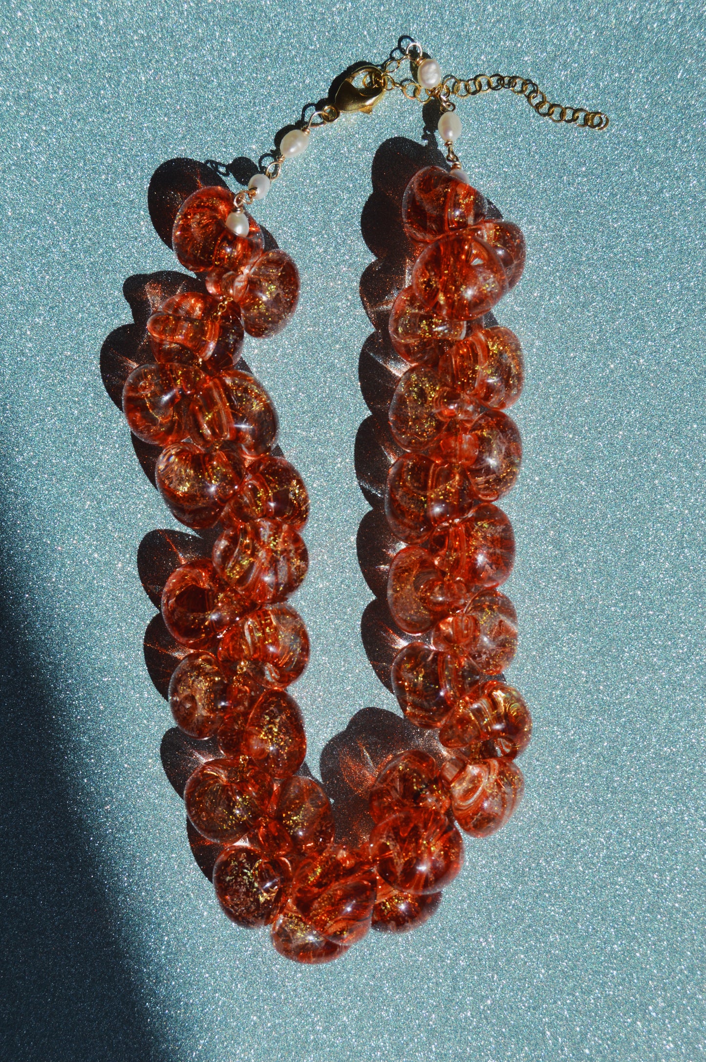 Grand Bubble Glass Necklace-Holiday