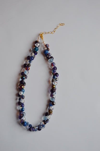 Bubble Glass Necklace- Black Sand Beach