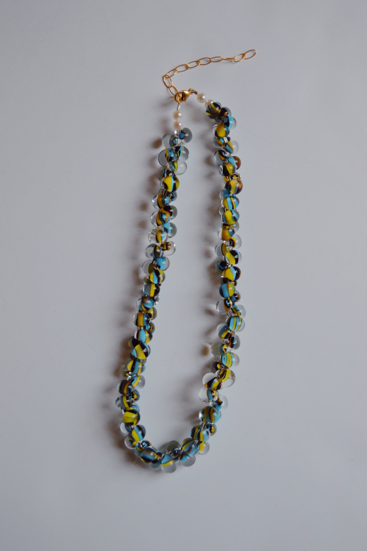 Bubble Glass Necklace- Dragonfly