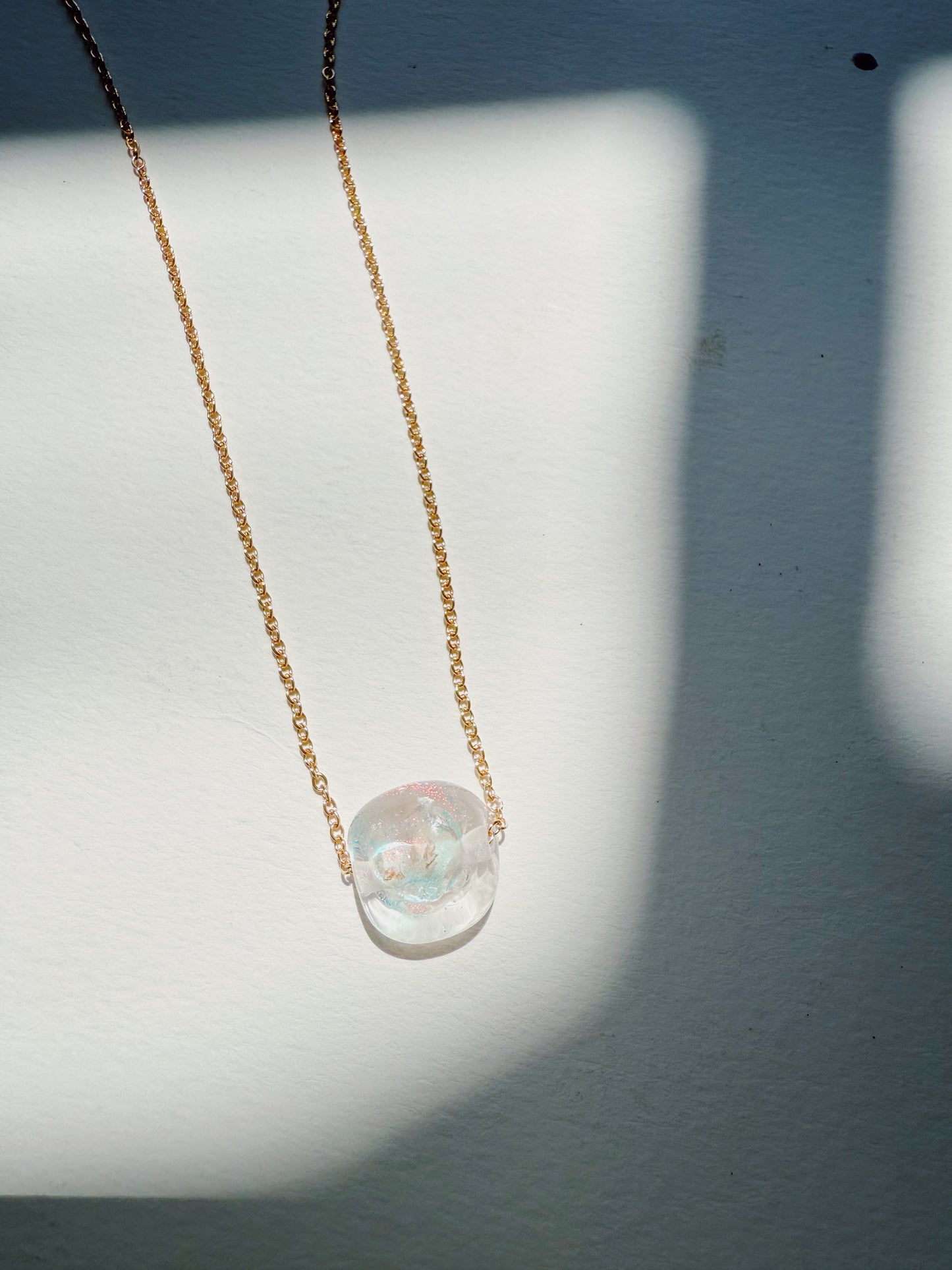 Glass Stamp Necklaces