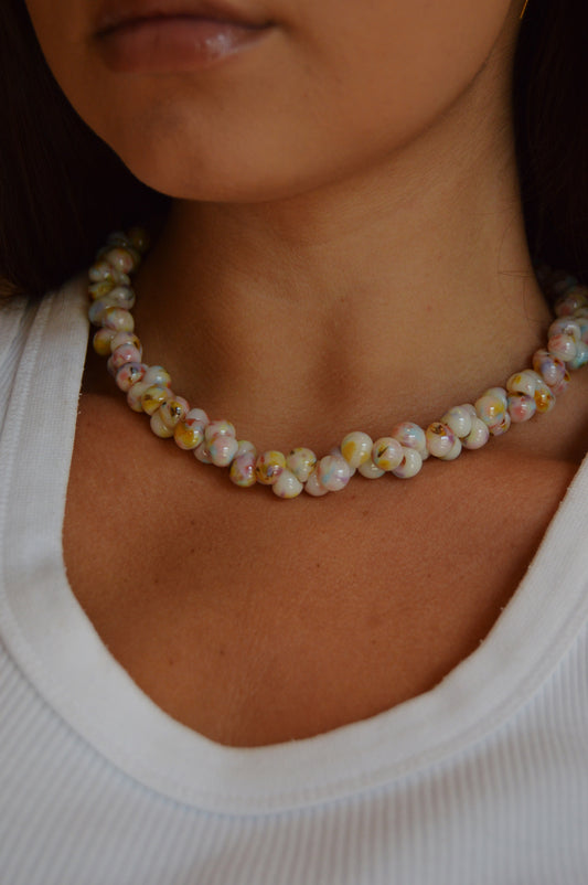 Bubble Glass Necklace- Puka