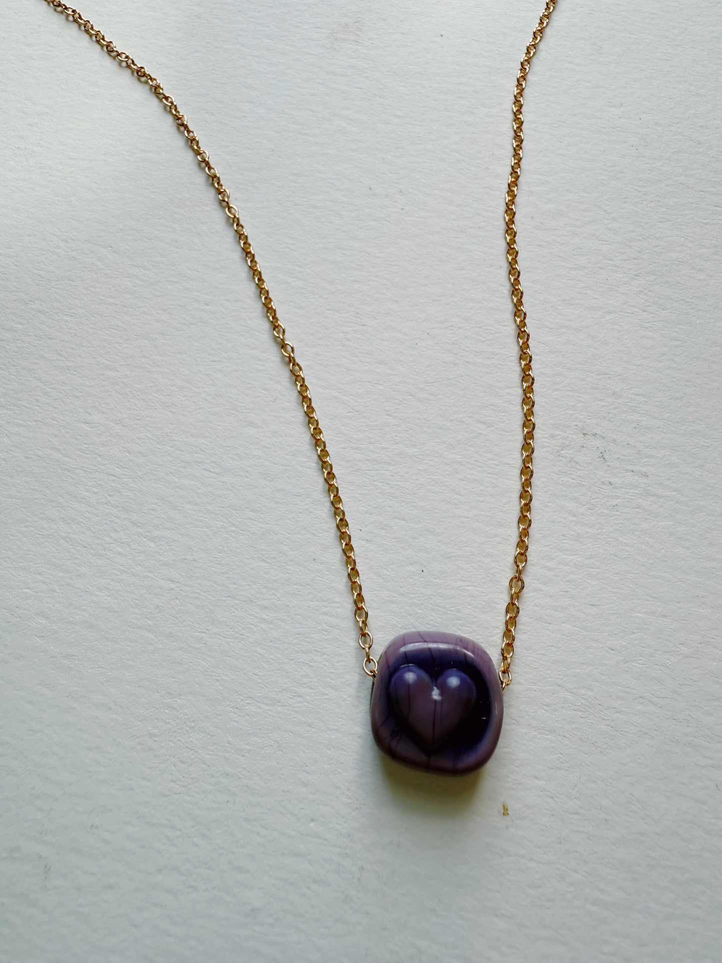 Glass Stamp Necklaces