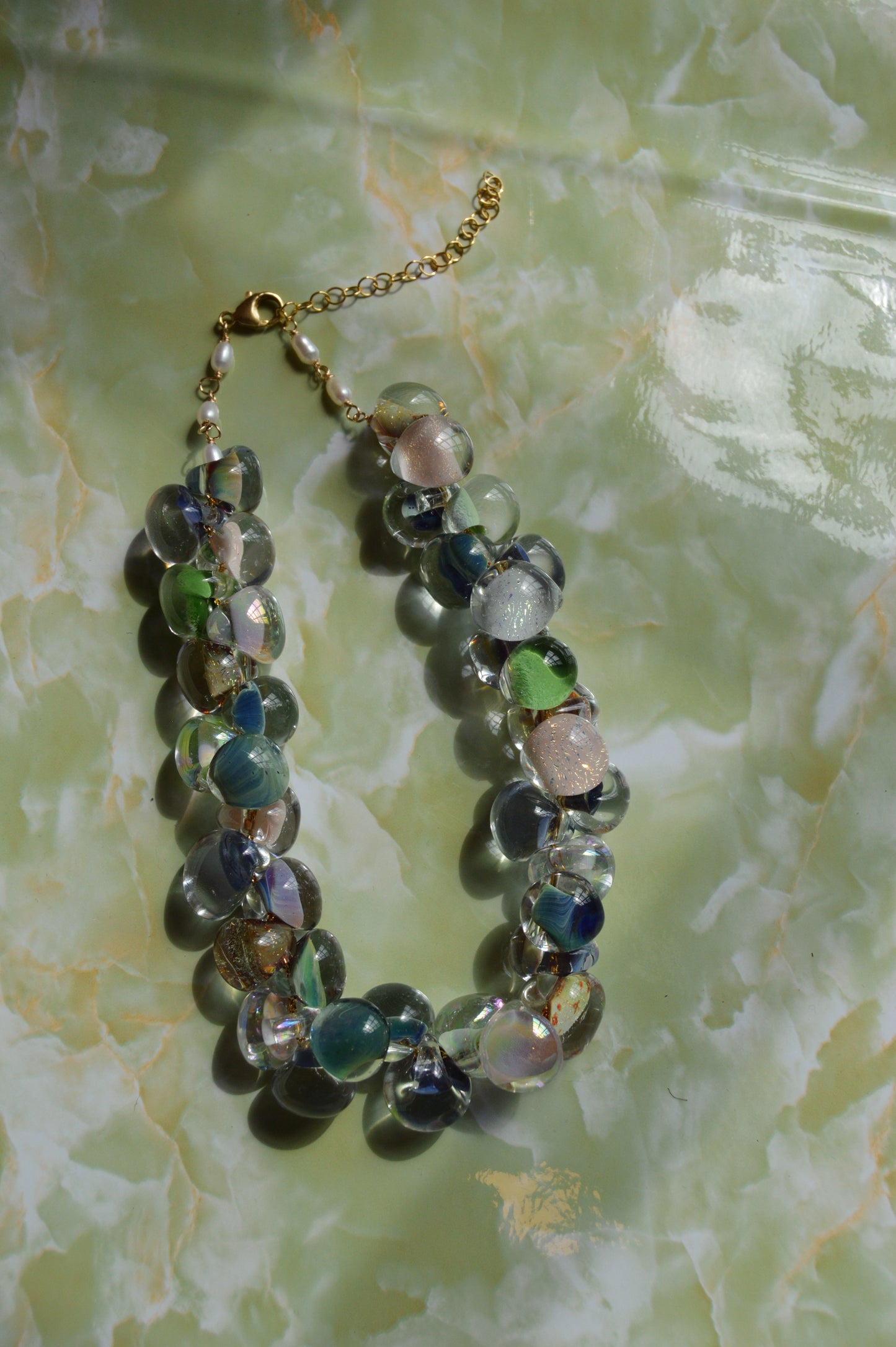 Grand Bubble Necklace- Autumn Mix