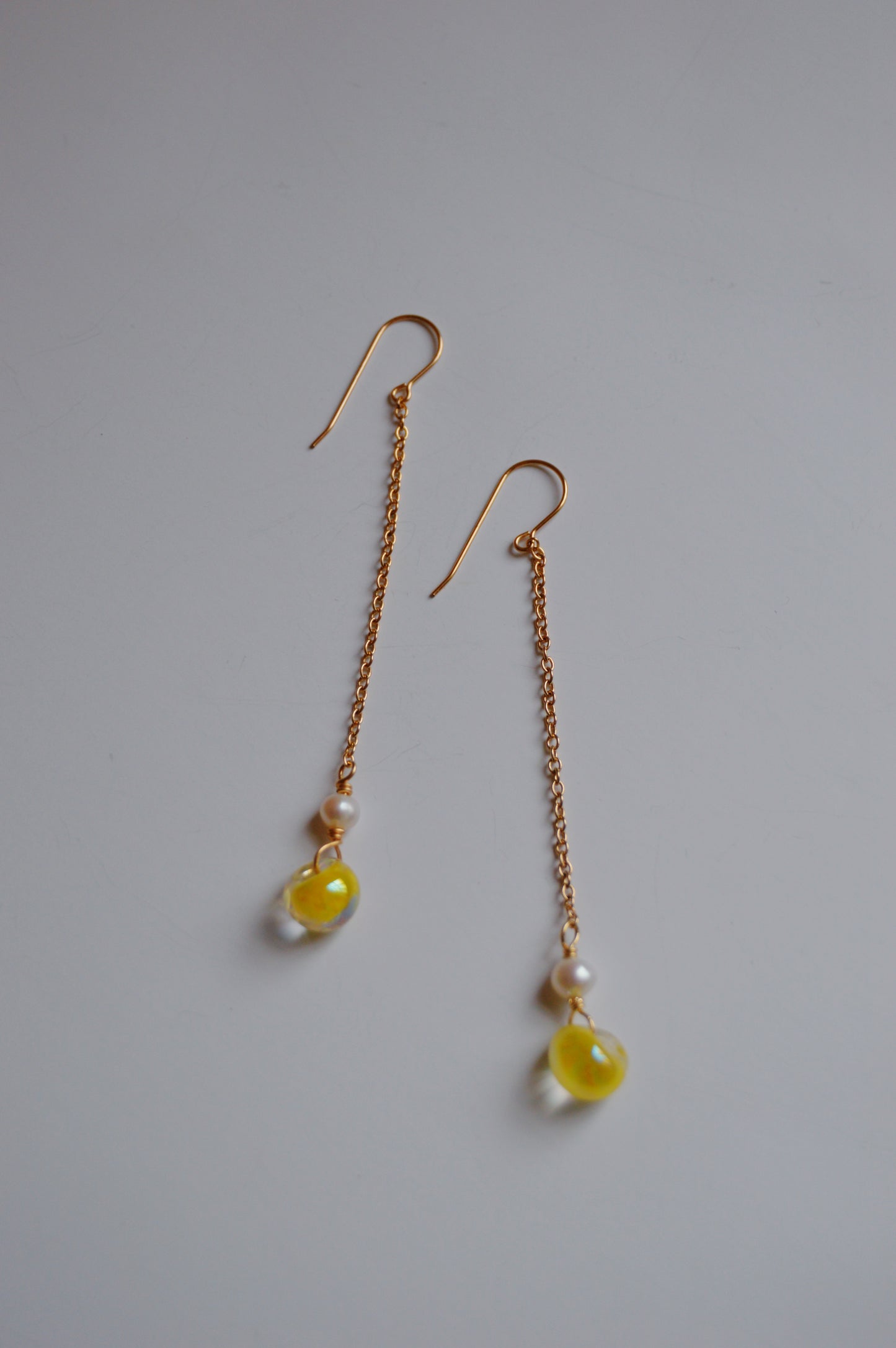 Extra Long Bubble Drops- Shimmer Lemon