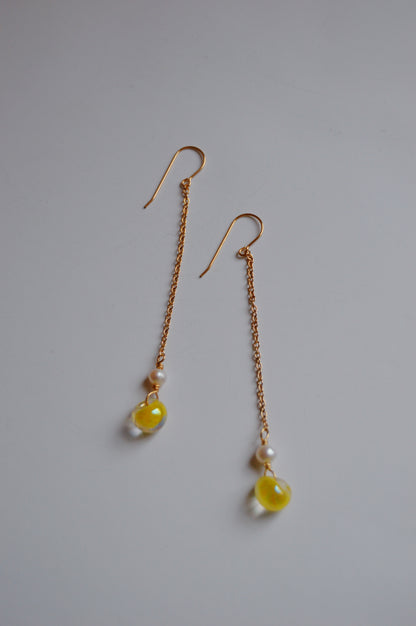 Extra Long Bubble Drops- Shimmer Lemon