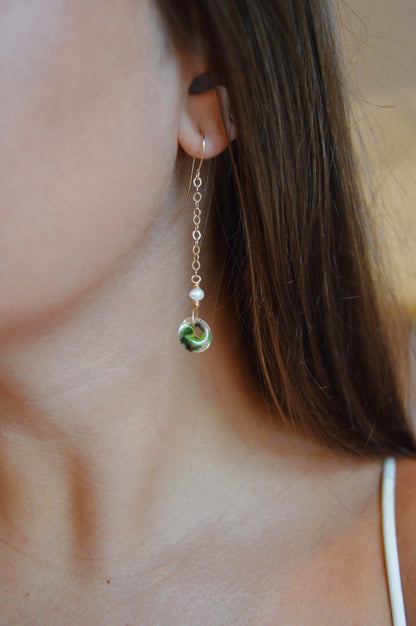 Bubble Drops- Clear Green