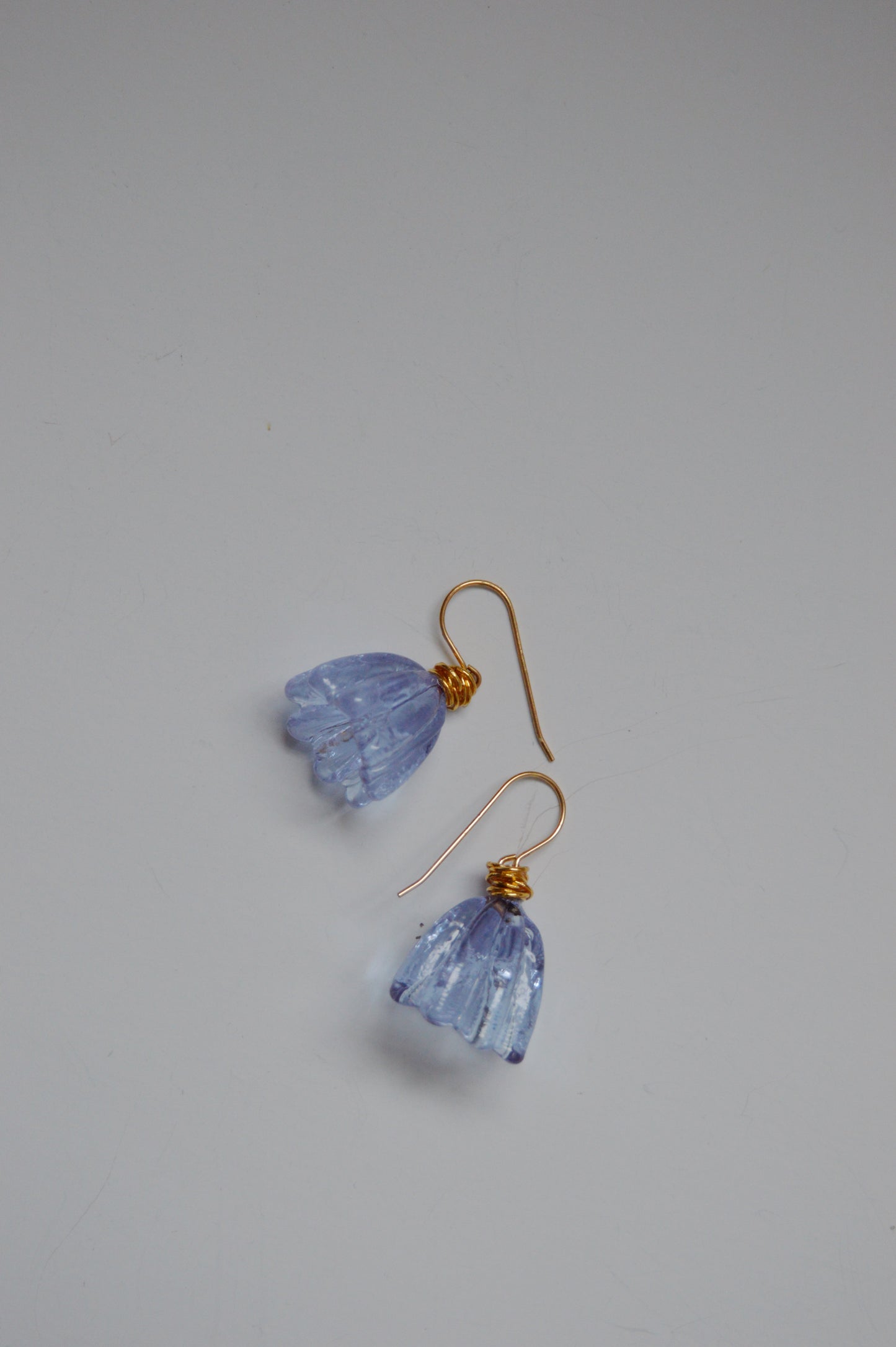 Super Sale Glass Tulip Earrings- Minis