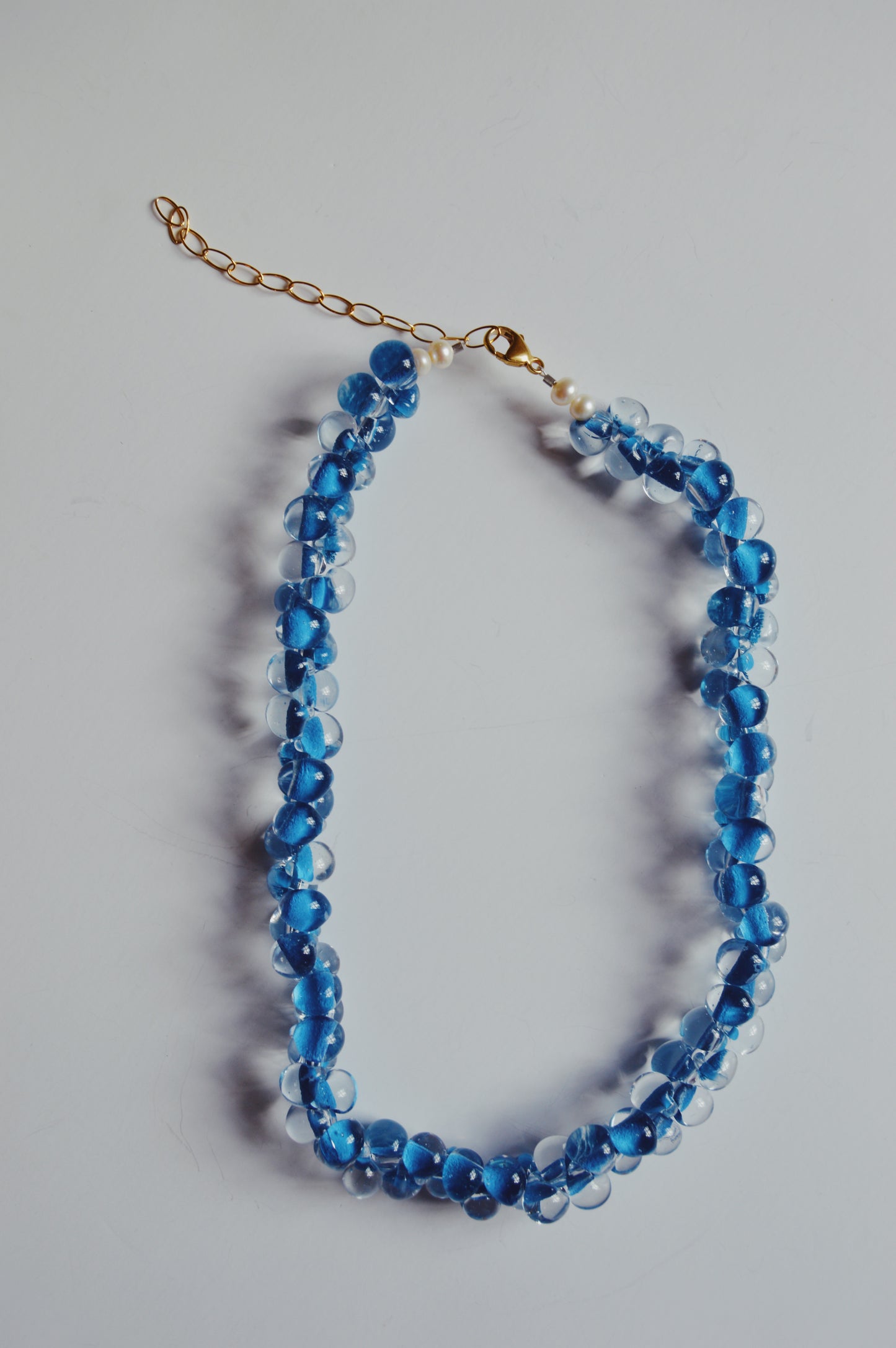 Solid Bubble Glass Necklace