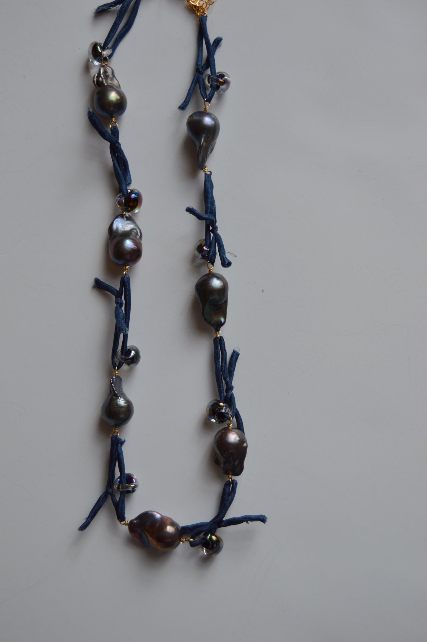 Silk and Pearl Layer - Midnight Shimmer