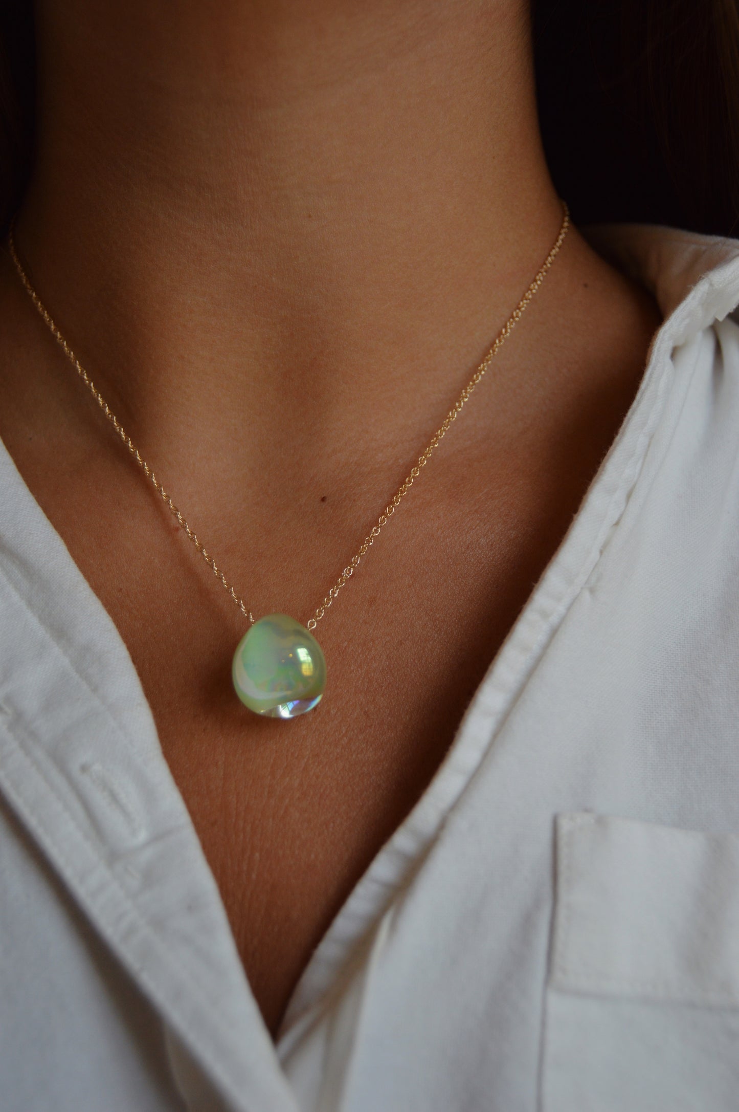 Dainty Grand Bubble Single- Shimmer Mint