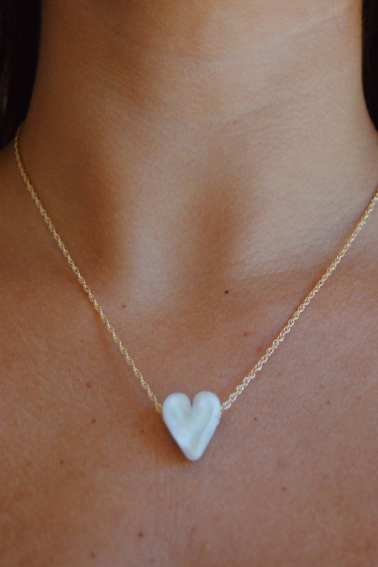 Glass Heart Necklace