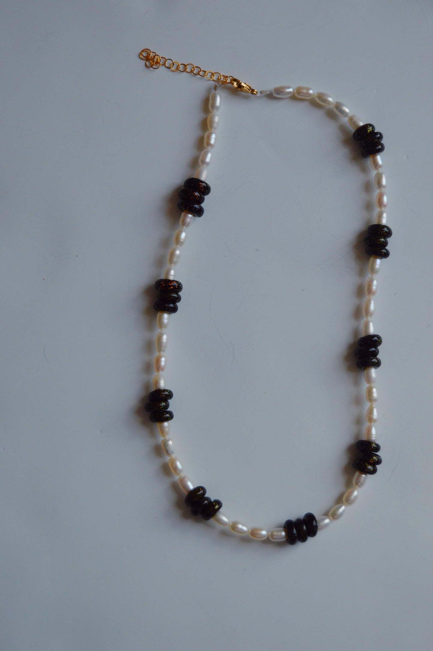 Pearly Donut Layer- Black Sparkle