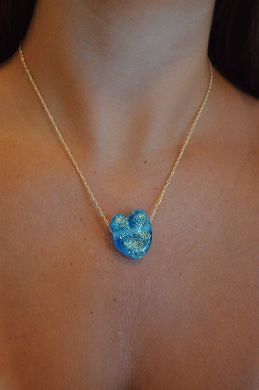 Glass Heart Necklace