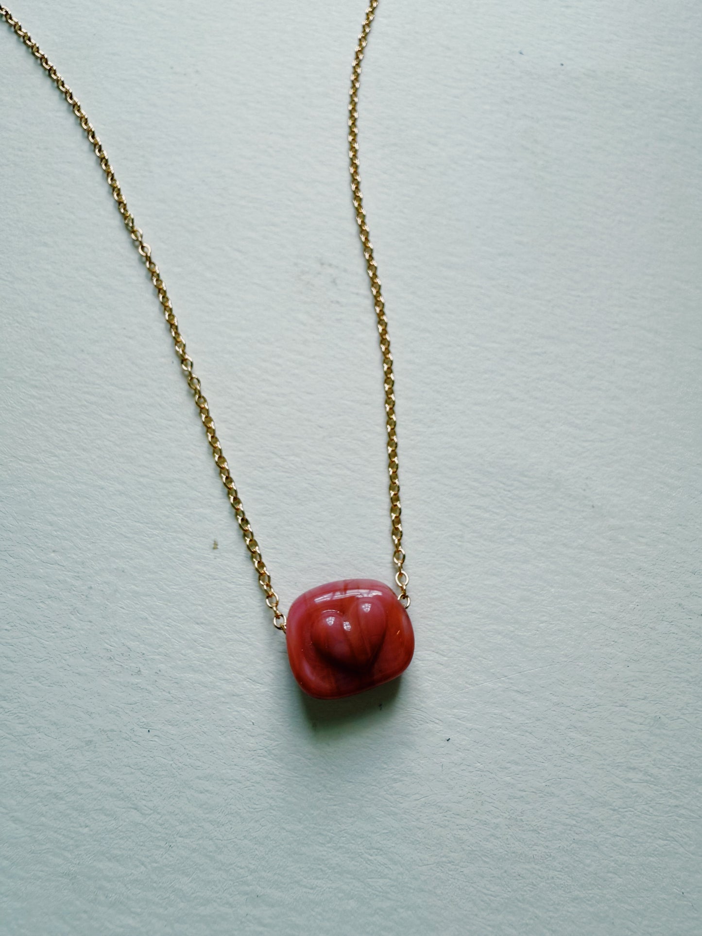 Glass Stamp Necklaces