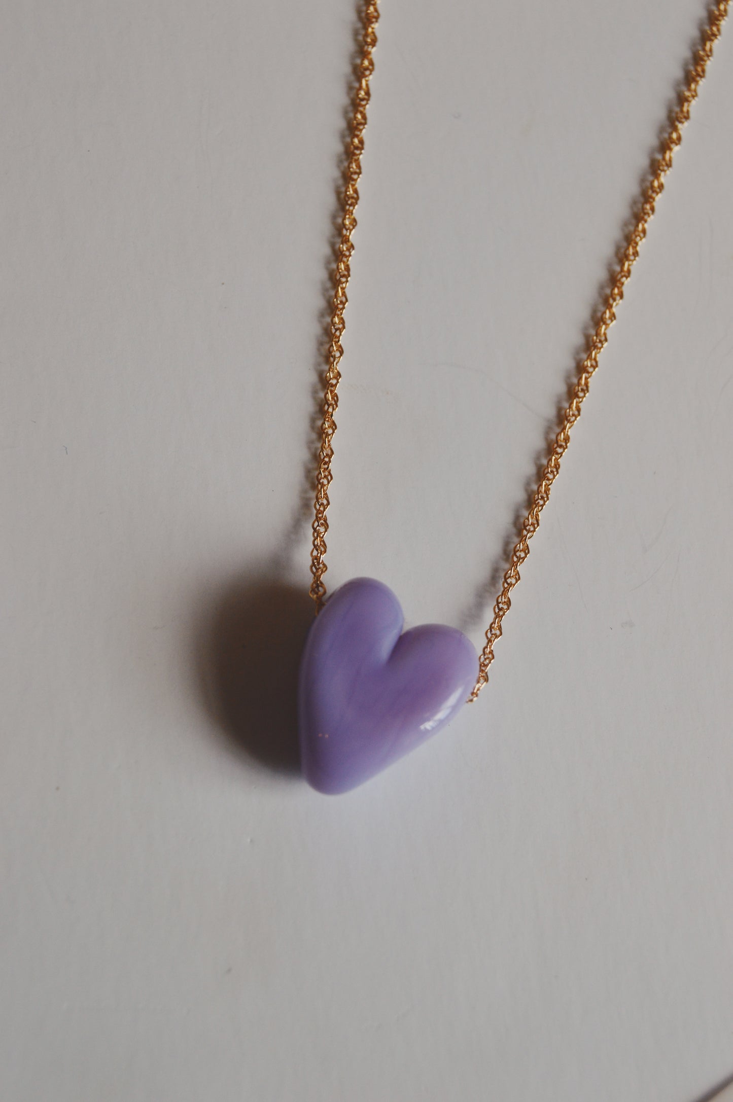 Glass Heart Necklace
