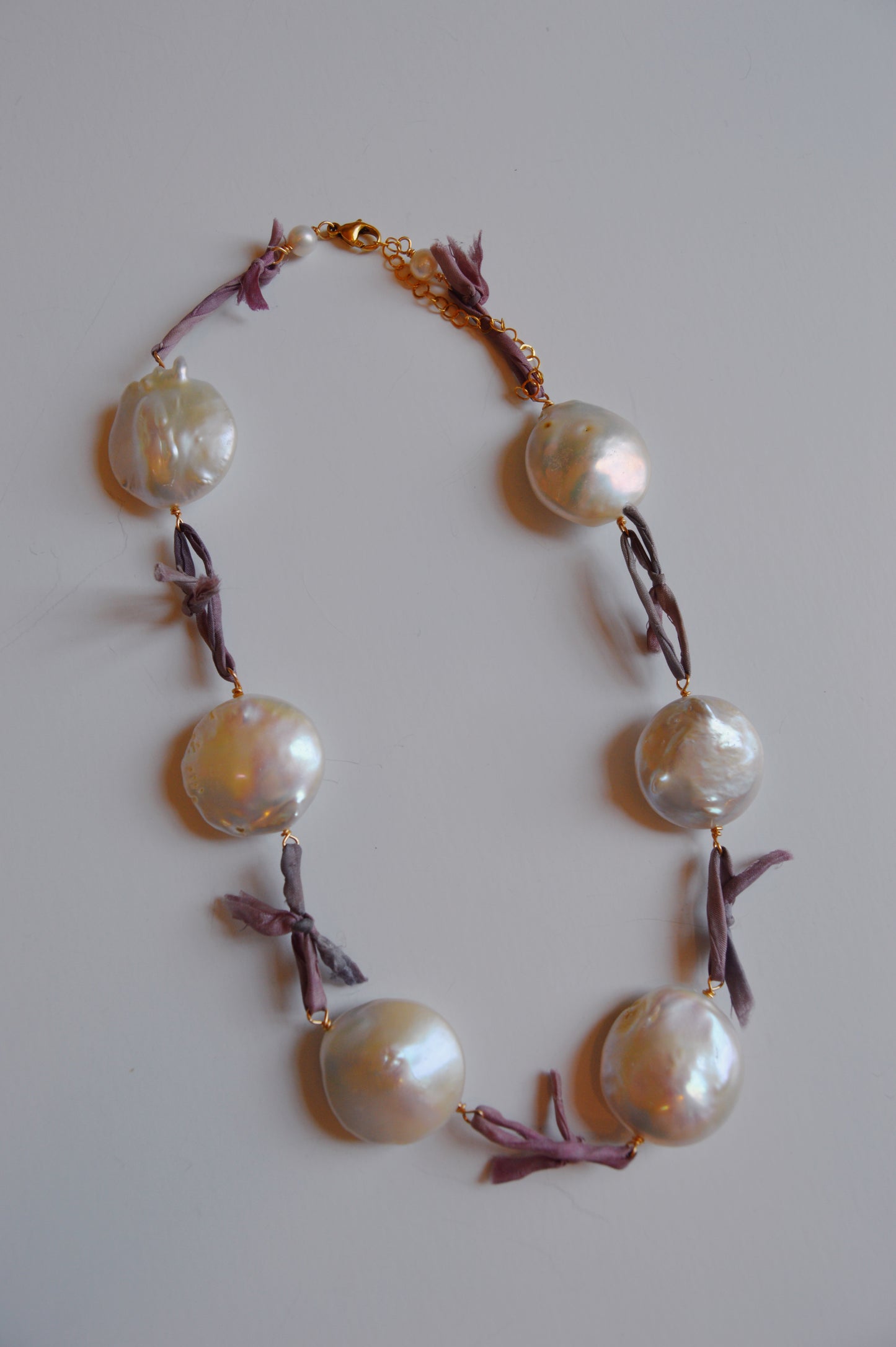Lavender Silk and Pearl Layer