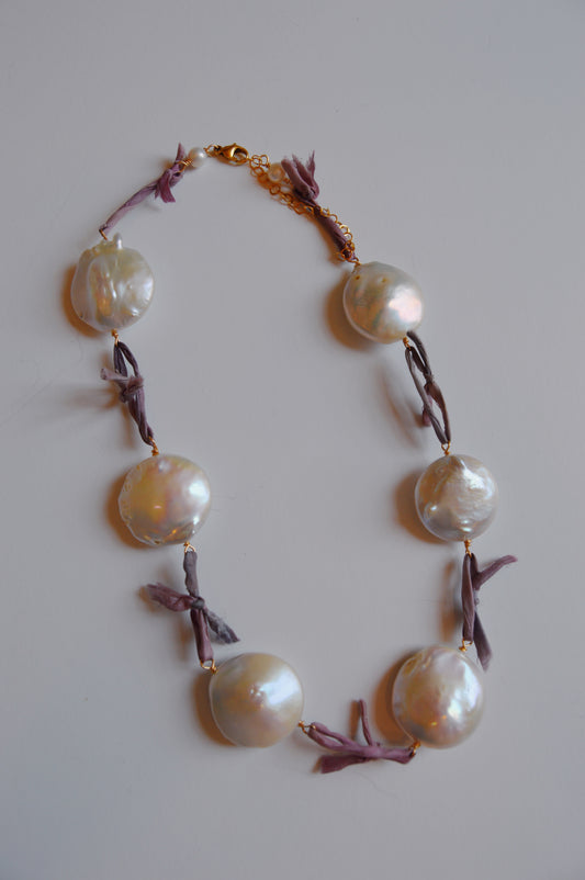Lavender Silk and Pearl Layer