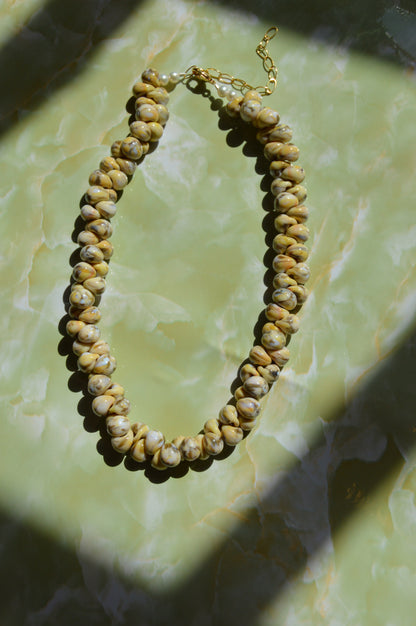Bubble Glass Necklace- Pebbles