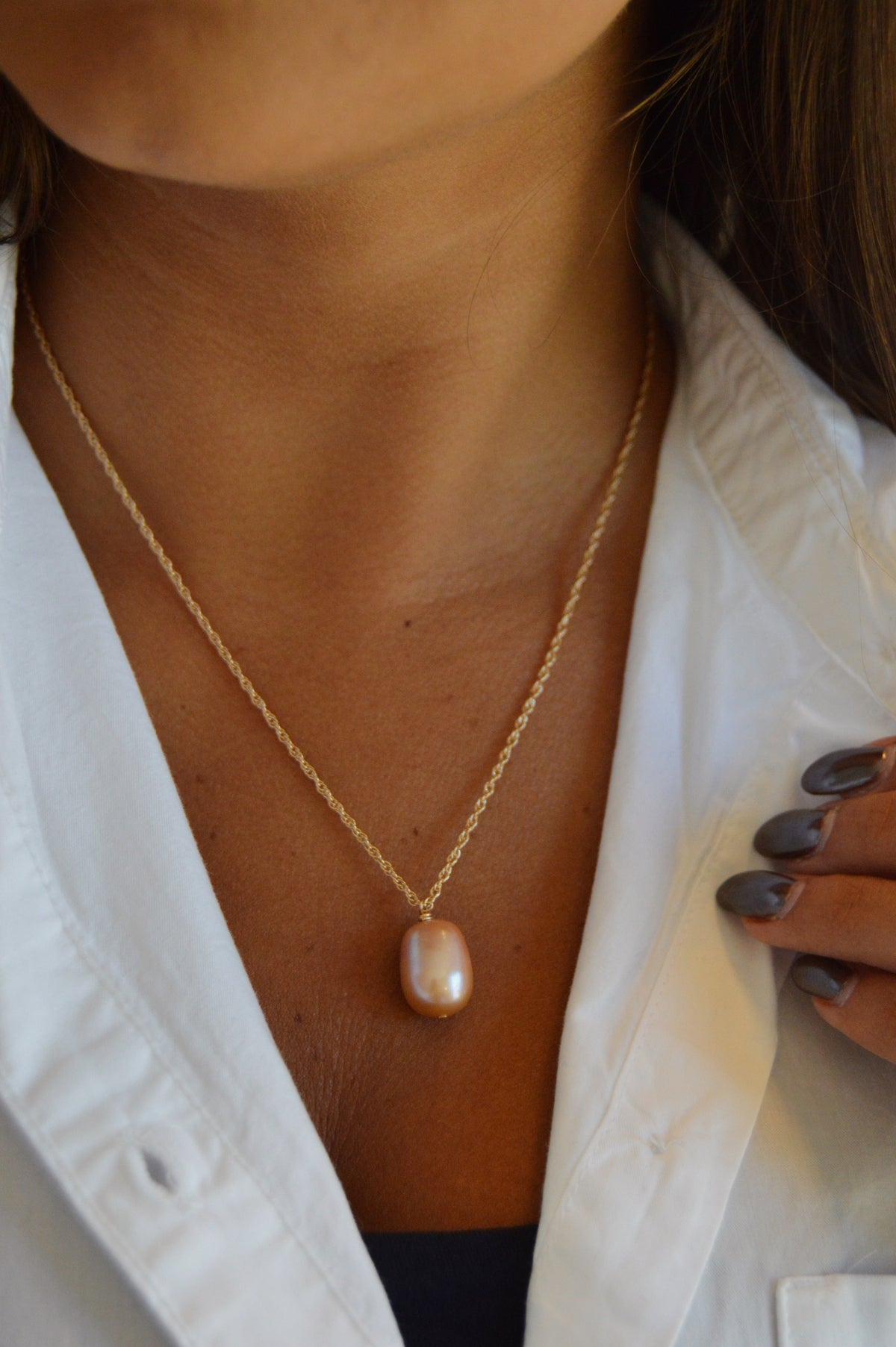 Champagne Pearl Drop Layer
