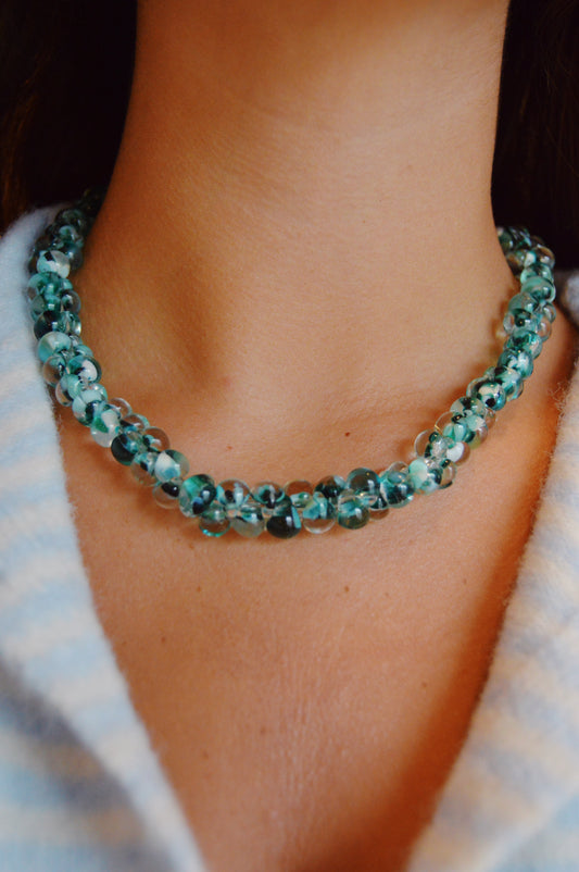 Bubble Glass Necklace- Tulum