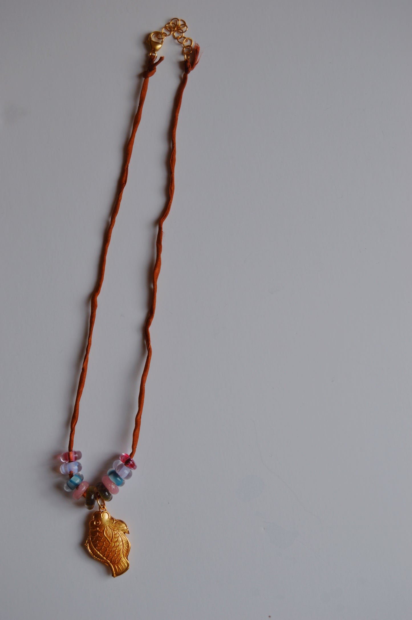 Cloisonne Fish Layer - Brown