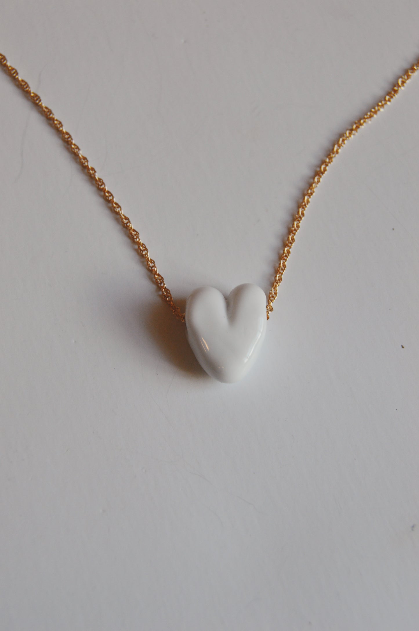 Glass Heart Necklace