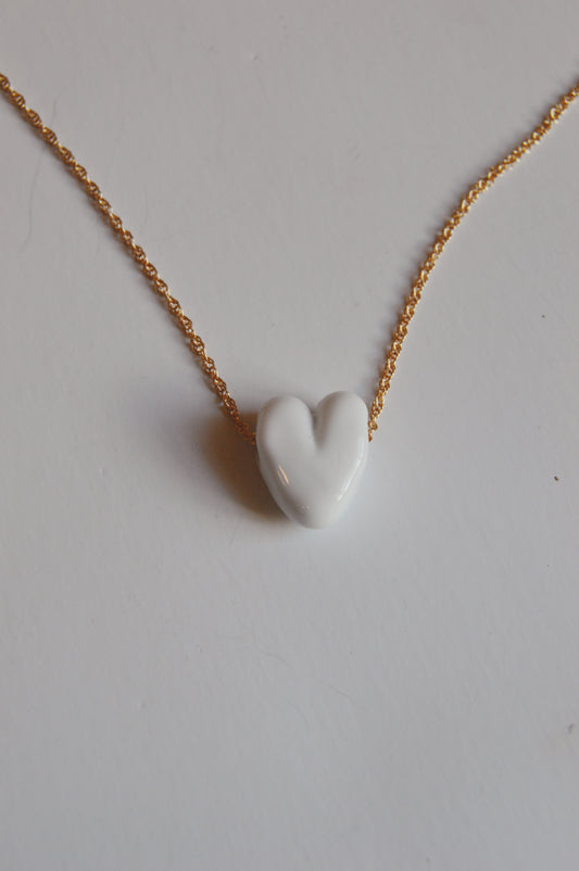 Glass Heart Necklace