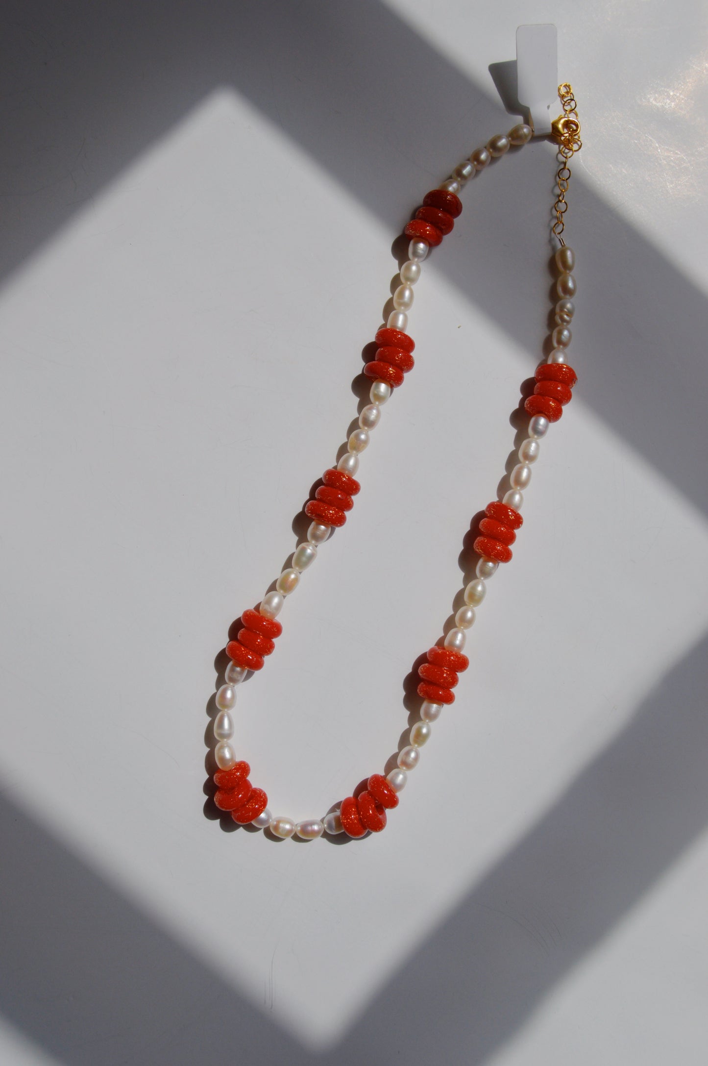 Pearly Donut Layer- Red Sparkle