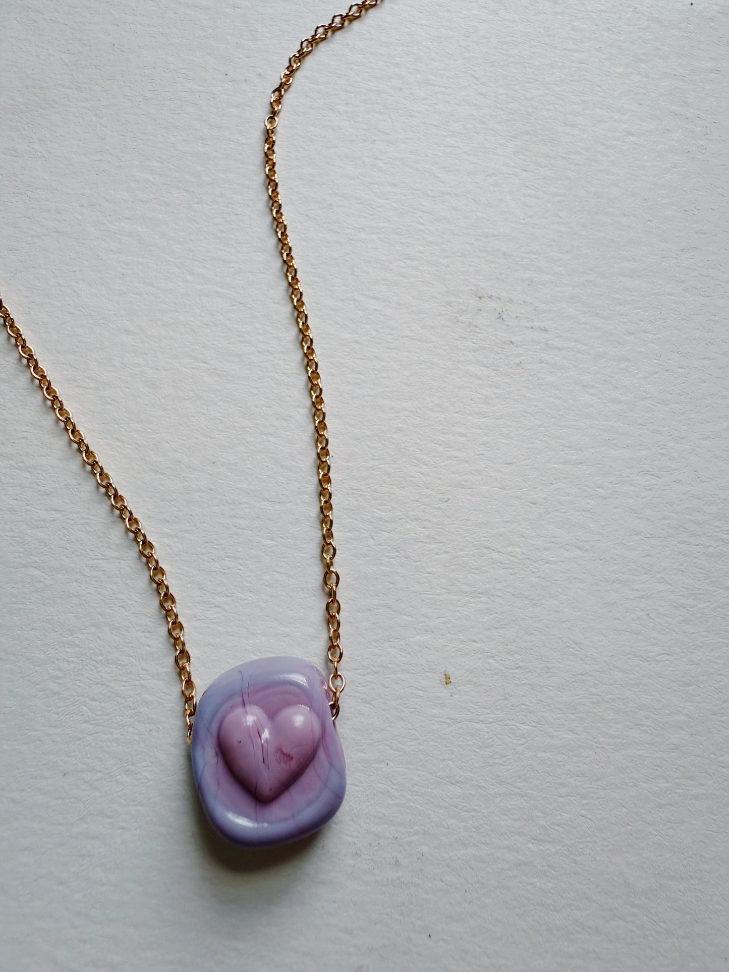 Glass Stamp Necklaces