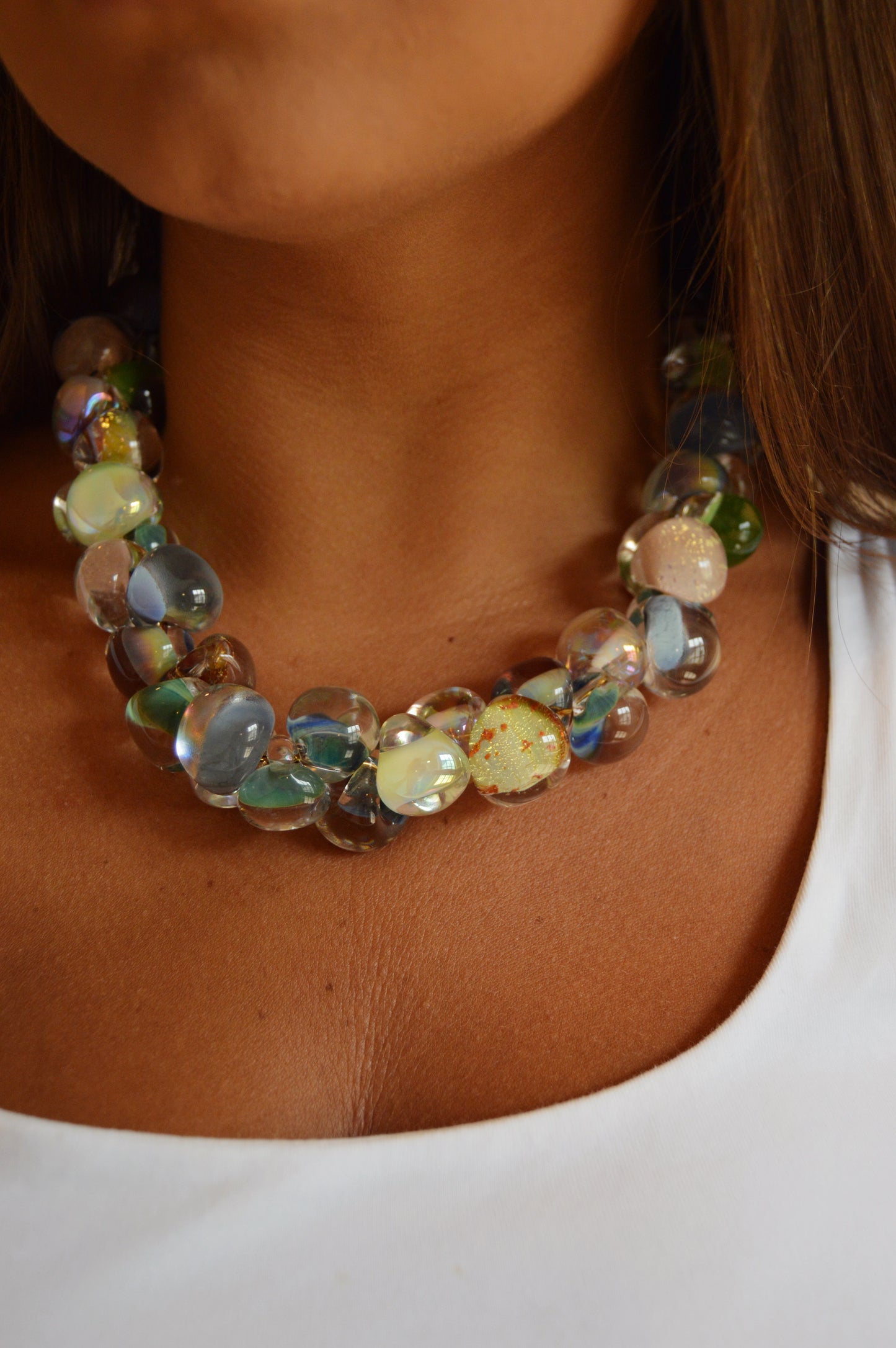 Grand Bubble Necklace- Autumn Mix