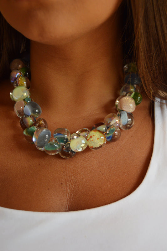Grand Bubble Necklace- Autumn Mix