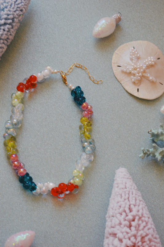 Bubble Glass Necklace- Jolly