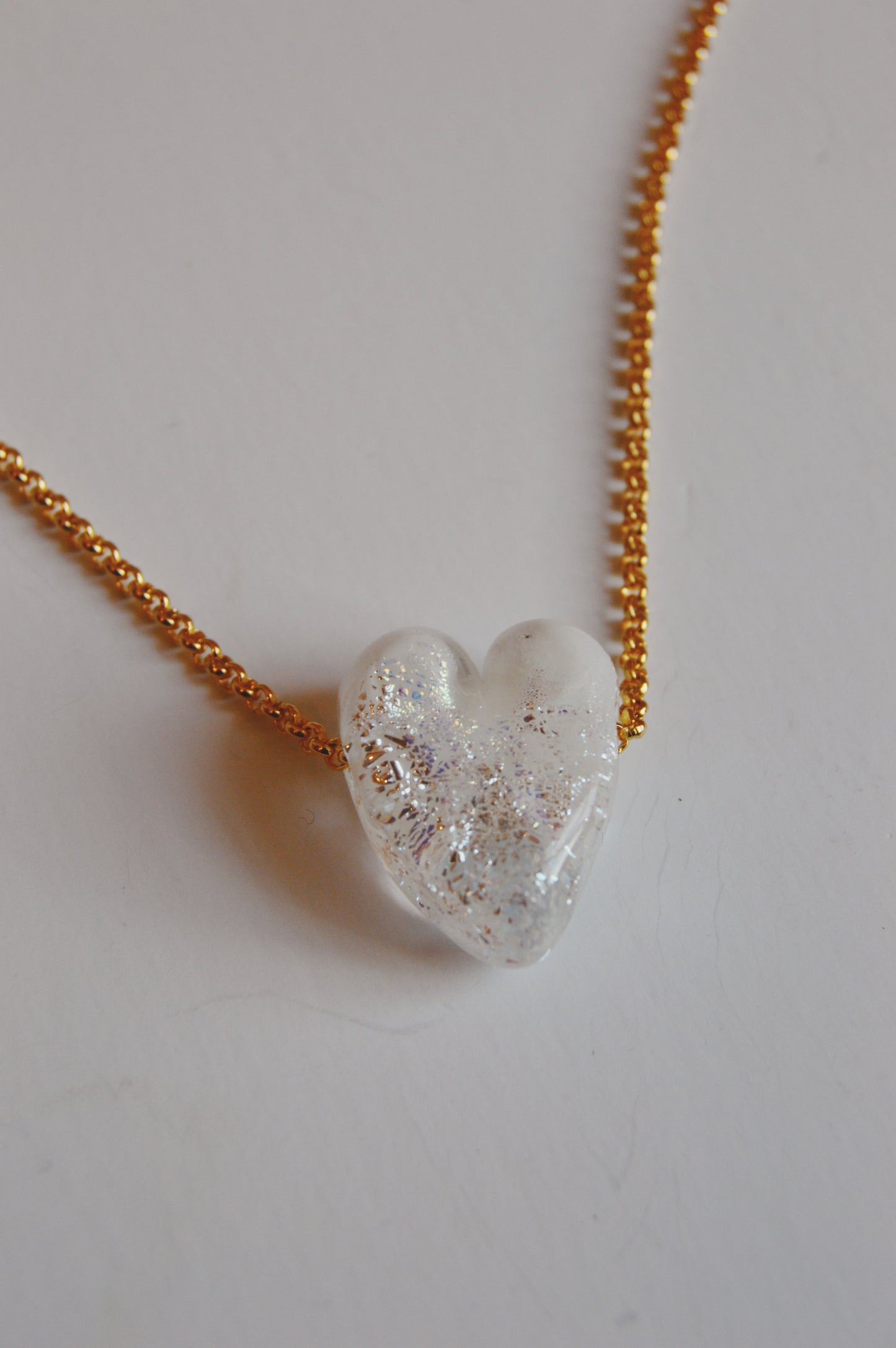 Glass Heart Necklace