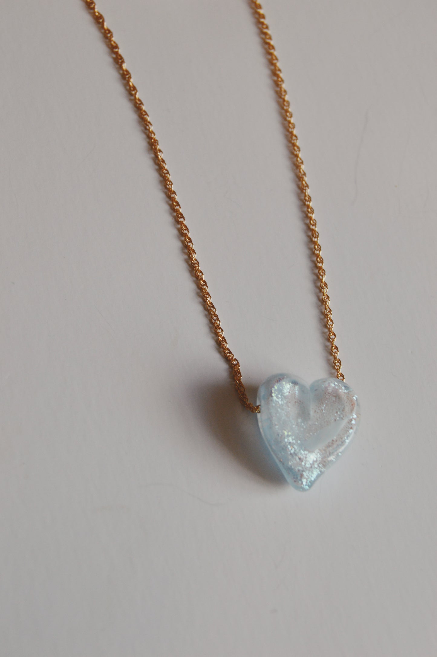 Glass Heart Necklace