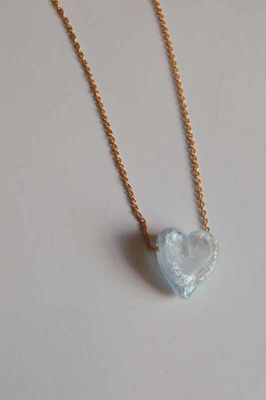 Glass Heart Necklace