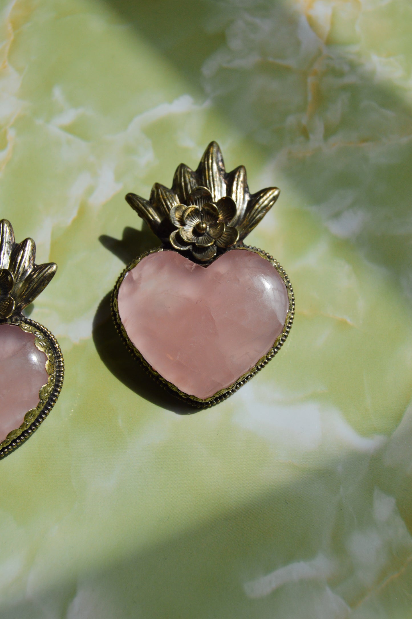 Heart Pendant- Light pink
