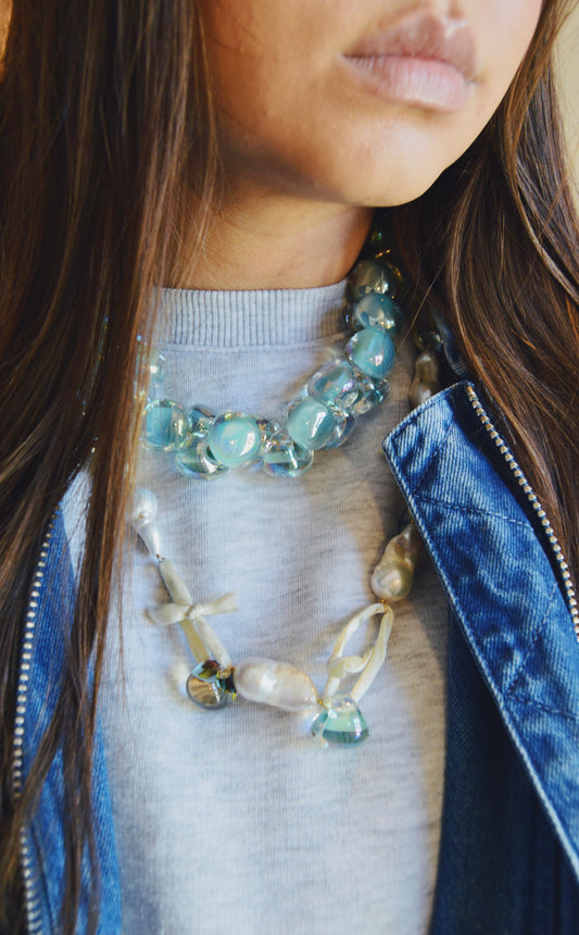 Grand Bubble Silk and Pearl Layer