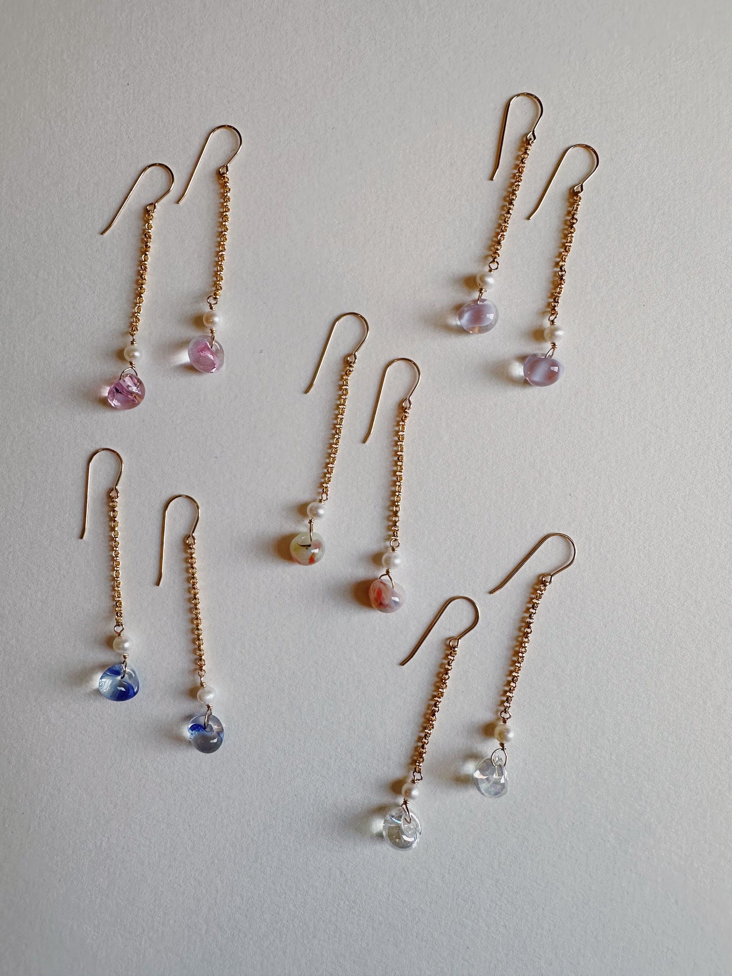 Glass and Pearl Drops