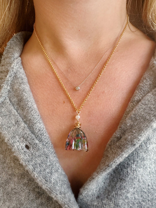 Tulip Necklace - Tie Dye