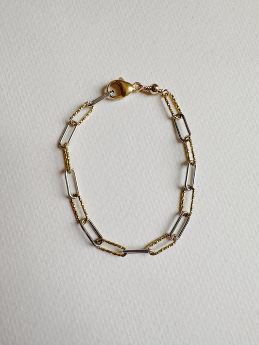 Mixed Metal Glitz Bracelet